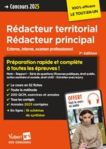 Concours Rédacteur territorial et Rédacteur principal - Catégorie B - Préparation rapide et complète à toutes les épreuves