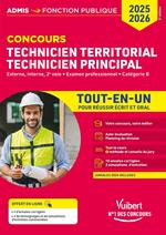 Concours Technicien territorial - Technicien principal - Catégorie B - Tout-en-un