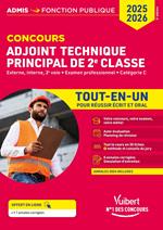 Concours Adjoint technique principal de 2e classe - Catégorie C - Tout-en-un - Annales 2024 incluses