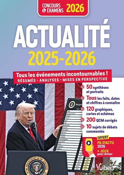Actualité 2025-2026 - Concours et examens - Fil d'actu 2026 et jeux interactifs offerts