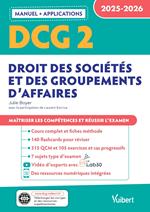 DCG 2 - Droit des sociétés et des groupements d'affaires : Manuel et Applications 2025-2026
