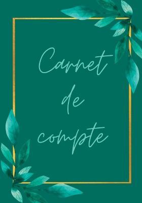 Carnet de compte à remplir: Gestion budgétaire, Cahier de suivi de budget familial - 1 an de gestion de compte à compléter - Virginie Fratelli - cover
