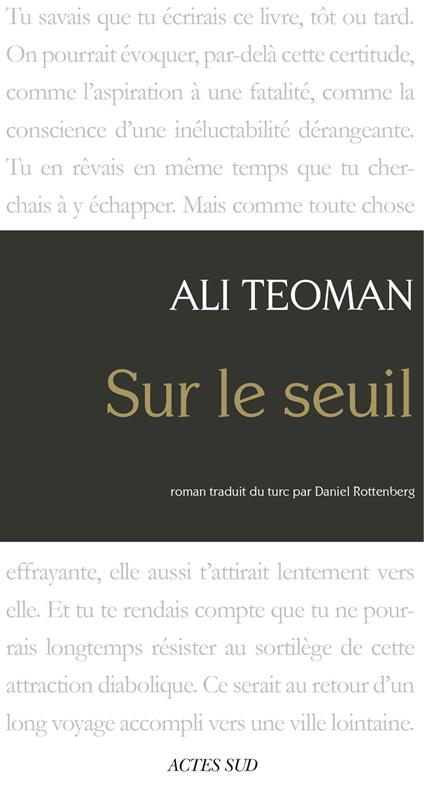 Sur le seuil