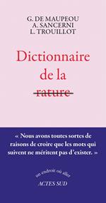 Dictionnaire de la rature