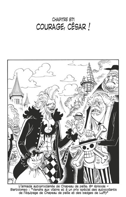 One Piece édition originale - Chapitre 871