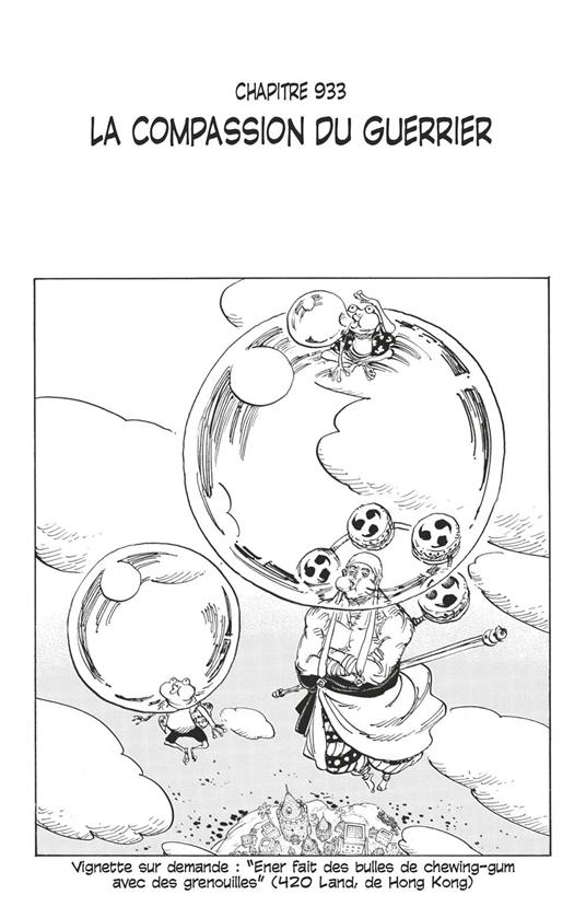 One Piece édition originale - Chapitre 933