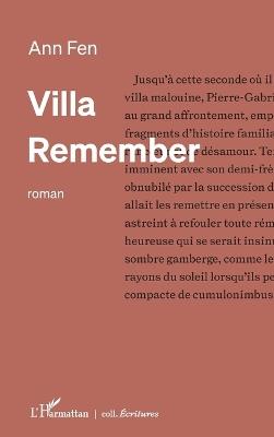 Villa Remember - Ann Fen - cover
