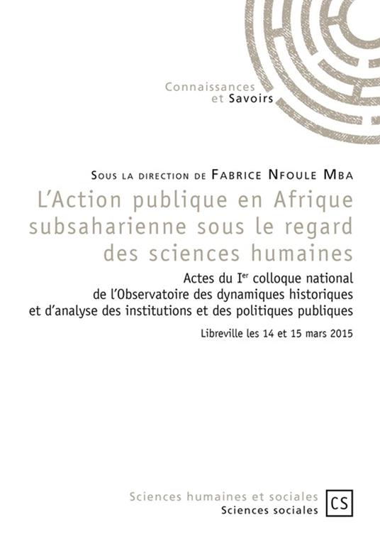 L'Action publique en Afrique subsaharienne sous le regard des sciences humaines