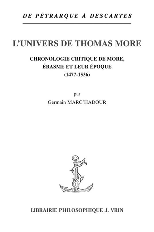 L’univers de Thomas More