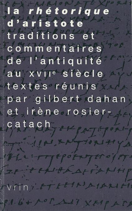 La Rhétorique d’Aristote