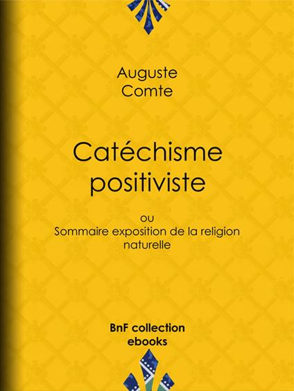 Catéchisme positiviste