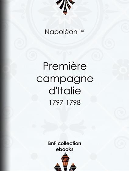 Première Campagne d'Italie
