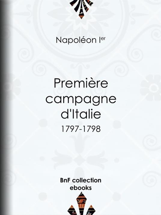 Première Campagne d'Italie