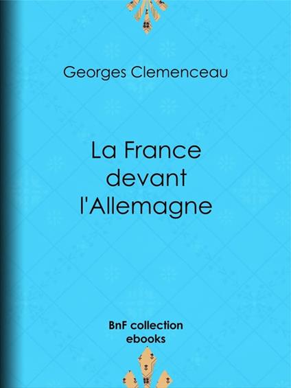 La France devant l'Allemagne