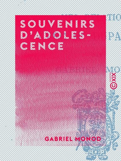 Souvenirs d'adolescence