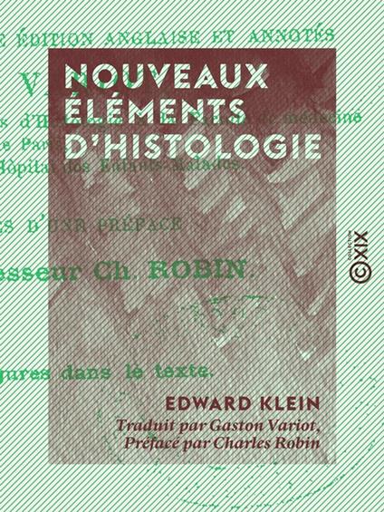 Nouveaux éléments d'histologie