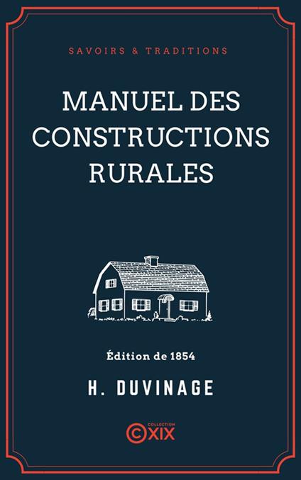 Manuel des constructions rurales