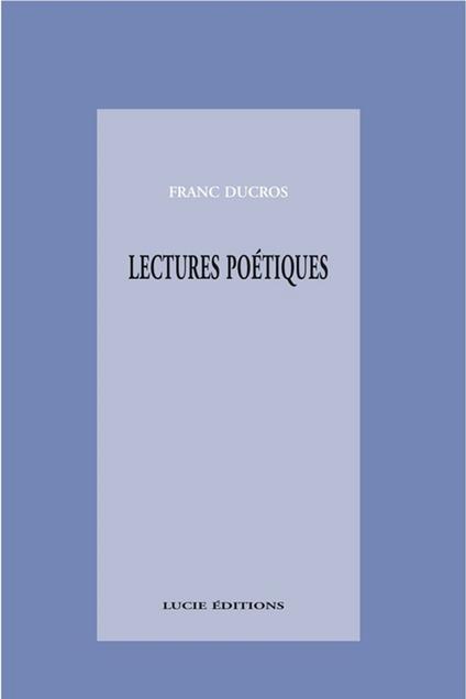 Lectures poétiques