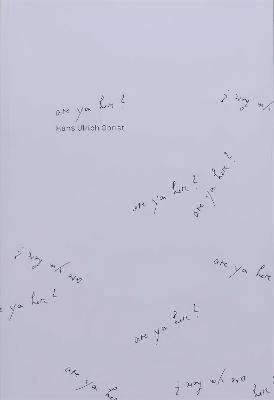 Are you Here? - Hans Obrist - cover