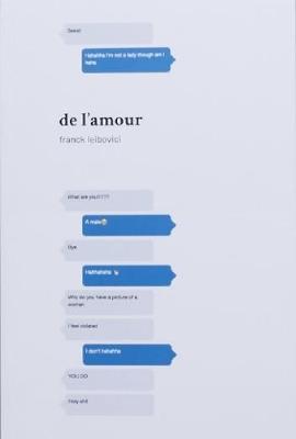 de l’amour - Franck Leibovici - cover