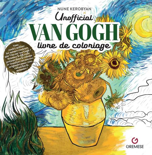 Vincent van Gogh. Livre de coloriage. Non officiel - Nune Kerobyan - copertina