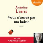 Vous n'aurez pas ma haine