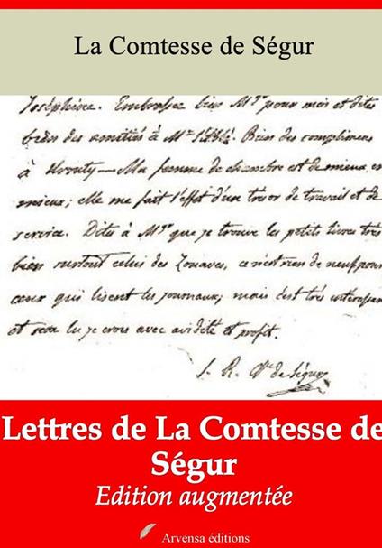 Lettres de La Comtesse de Ségur – suivi d'annexes - La Comtesse de Ségur - ebook