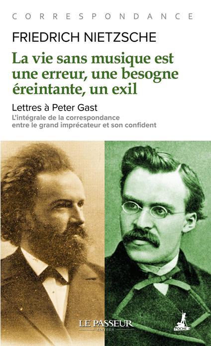 La vie sans musique est une erreur, une besogne éreintante, un exil - Lettres à Peter Gast