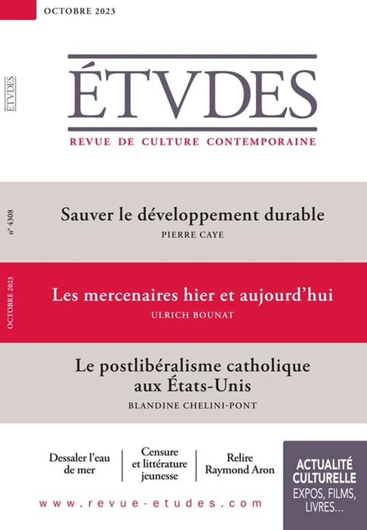 Revue Études : 4308 - Octobre 2023