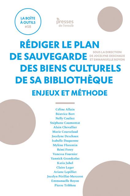 Rédiger le Plan de sauvegarde des biens culturels de sa bibliothèque