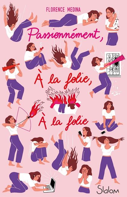 Passionnément, à la folie, à la folie - Lecture roman ado réaliste amour - Dès 14 ans - Florence Medina - ebook