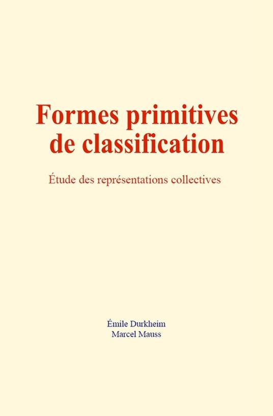 Formes primitives de classification