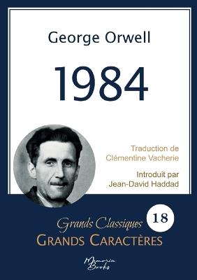 1984 en grands caractères: Police Arial 18 facile à lire - George Orwell - cover