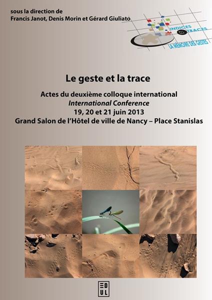 Le geste et la trace