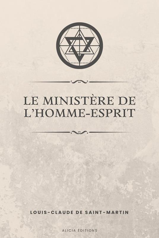 Le ministère de l’Homme-Esprit