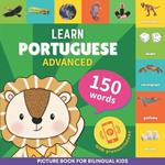Learn portuguese - 150 words with pronunciations - Advanced: Picture book for bilingual kids