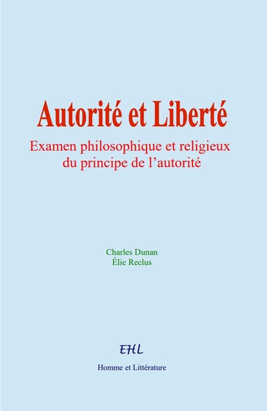 Autorité et Liberté