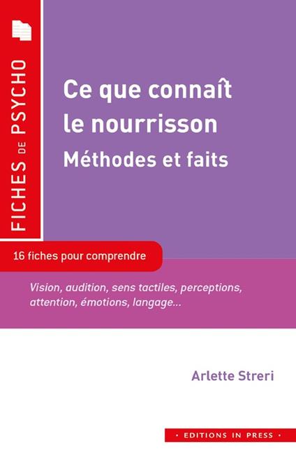 Ce que connaît le nourrisson