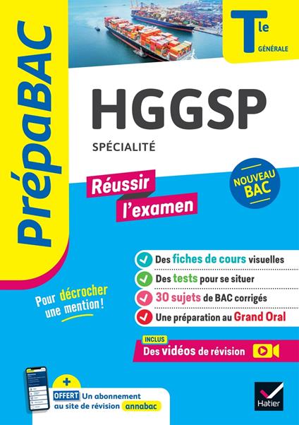Prépabac Réussir l'examen - HGGSP Tle générale (spécialité) - Bac 2026