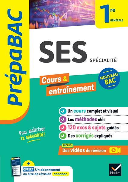 Prépabac - SES 1re générale (spécialité)