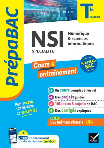 Prépabac - NSI Tle générale (spécialité) - Bac 2026