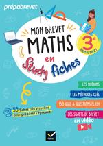 Mon brevet Maths en studyfiches - 3e - Brevet 2025