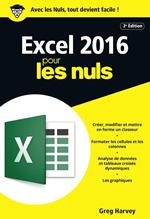 Excel 2016 2e édition Poche Pour les Nuls