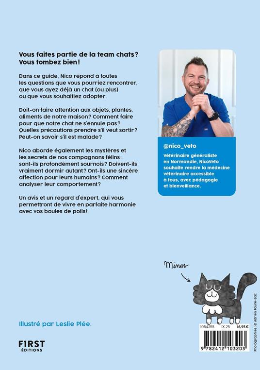 Ta langue au chat - le guide du chat par le veto star des réseaux nicoveto