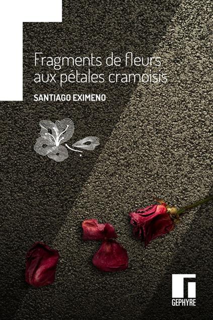 Fragments de fleurs aux pétales cramoisis