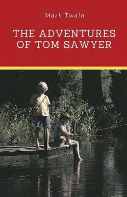 The Adventures of Tom Sawyer: A 1876 novel by Mark Twain about a young boy growing up along the Mississippi River near the fictional town of St. Petersburg, inspired by Hannibal, Missouri, where Twain lived as a boy. - Mark Twain - cover