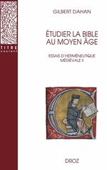 Étudier la Bible au moyen âge