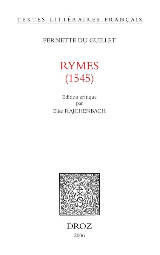 Rymes : 1545