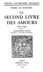 Le second Livre des amours