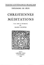 Chrestiennes méditations